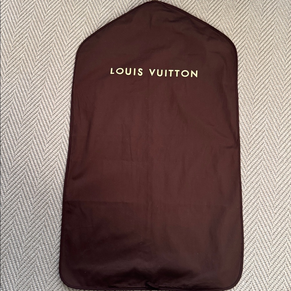 Louis Vuitton Chocolate Brown Garment Cover